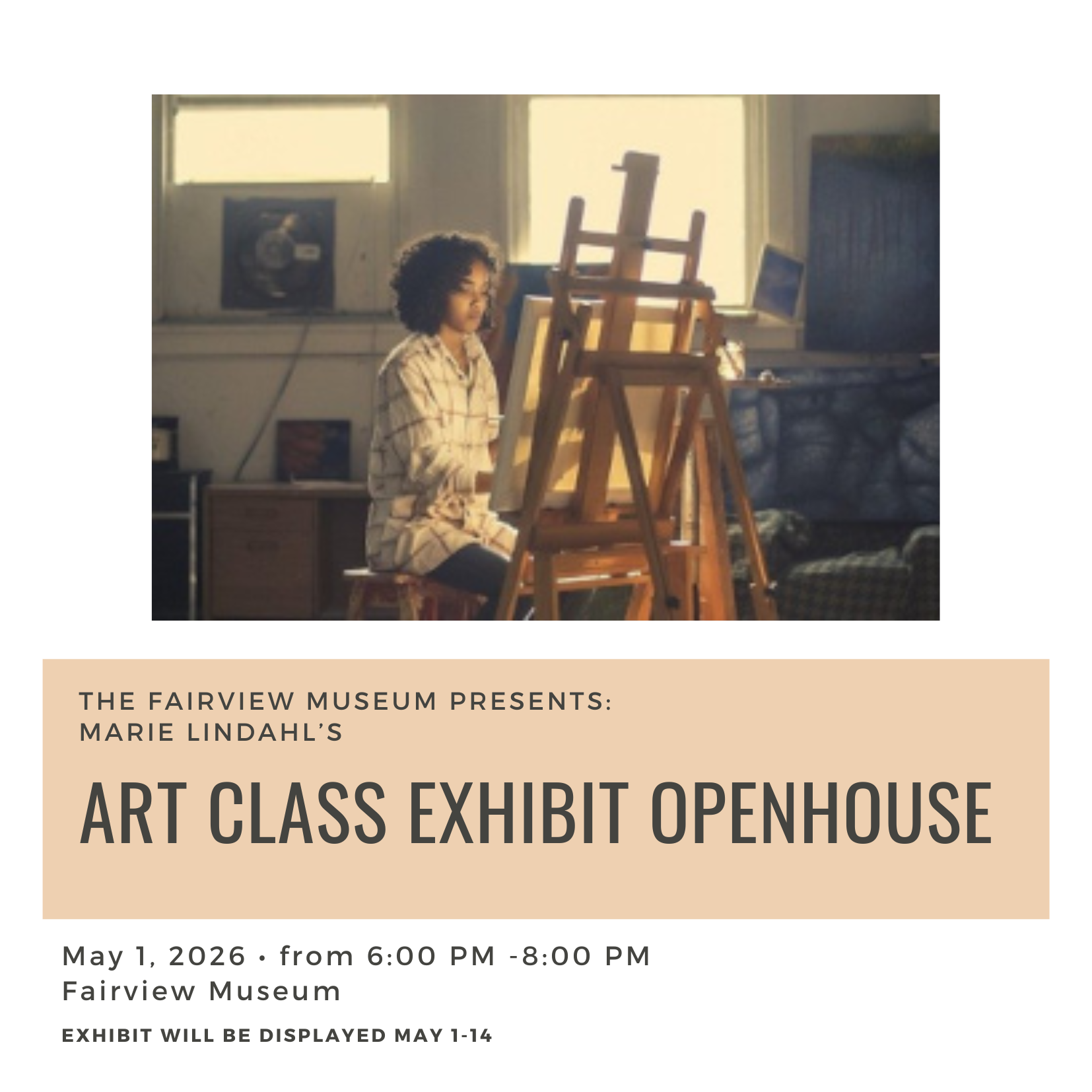 Marie Lindahl Art Class Exhibit